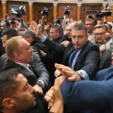 25, November, 2024, Belgrade -An incident occurred in the House of the National Assembly at the Second Session of the Second Regular Session of the National Assembly of the Republic of Serbia in 2024.Photo: R.Z./ATAImages

25, novembar, 2024, Beograd - U Domu Narodne skupstine je doslo do incidenta na Drugoj sednici Drugog redovnog zasedanja Narodne skupstine Republike Srbije u 2024. godine. Photo: R.Z./ATAImages Photo: R.Z./ATAImages/PIXSELL