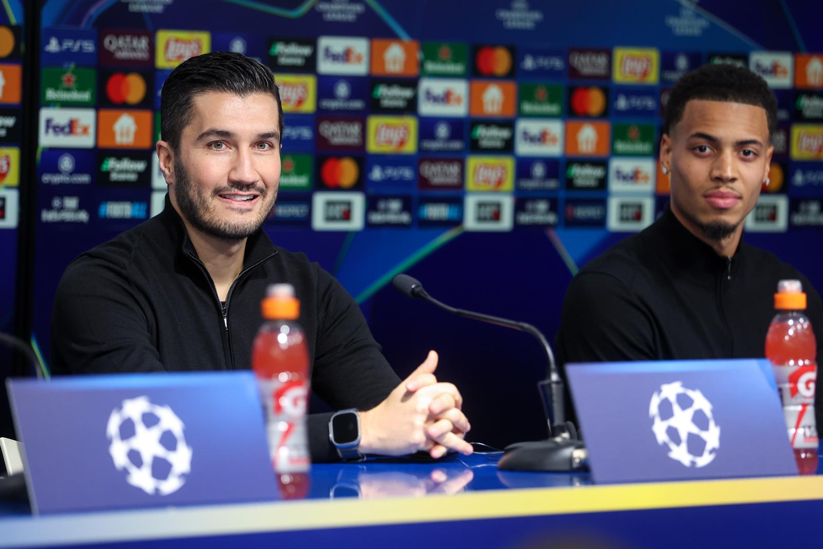 26.11.2024., stadion Maskimir, Zagreb - Konferencija za medije Borussije Dortmund uoci 5. kola UEFA Lige prvaka protiv GNK Dinama. Trener Borussie Dortmund Nuri Sahin Photo: Igor Kralj/PIXSELL