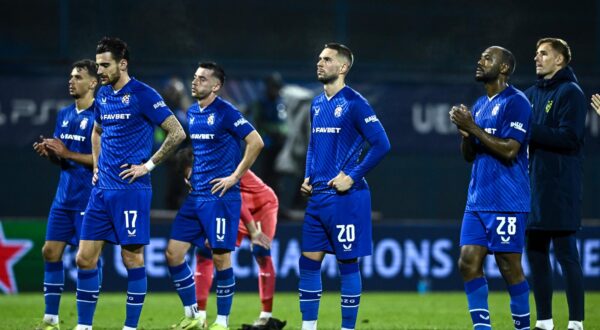 27.11.2024., stadion Maksimir, zagreb - UEFA Liga prvaka, grupna faza, 5. kolo, GNK Dinamo - Borussia Dortmund. Sandro Kulenovic, Marko Pjaca, Kevin Theophile-Catherine Photo: Marko Lukunic/PIXSELL