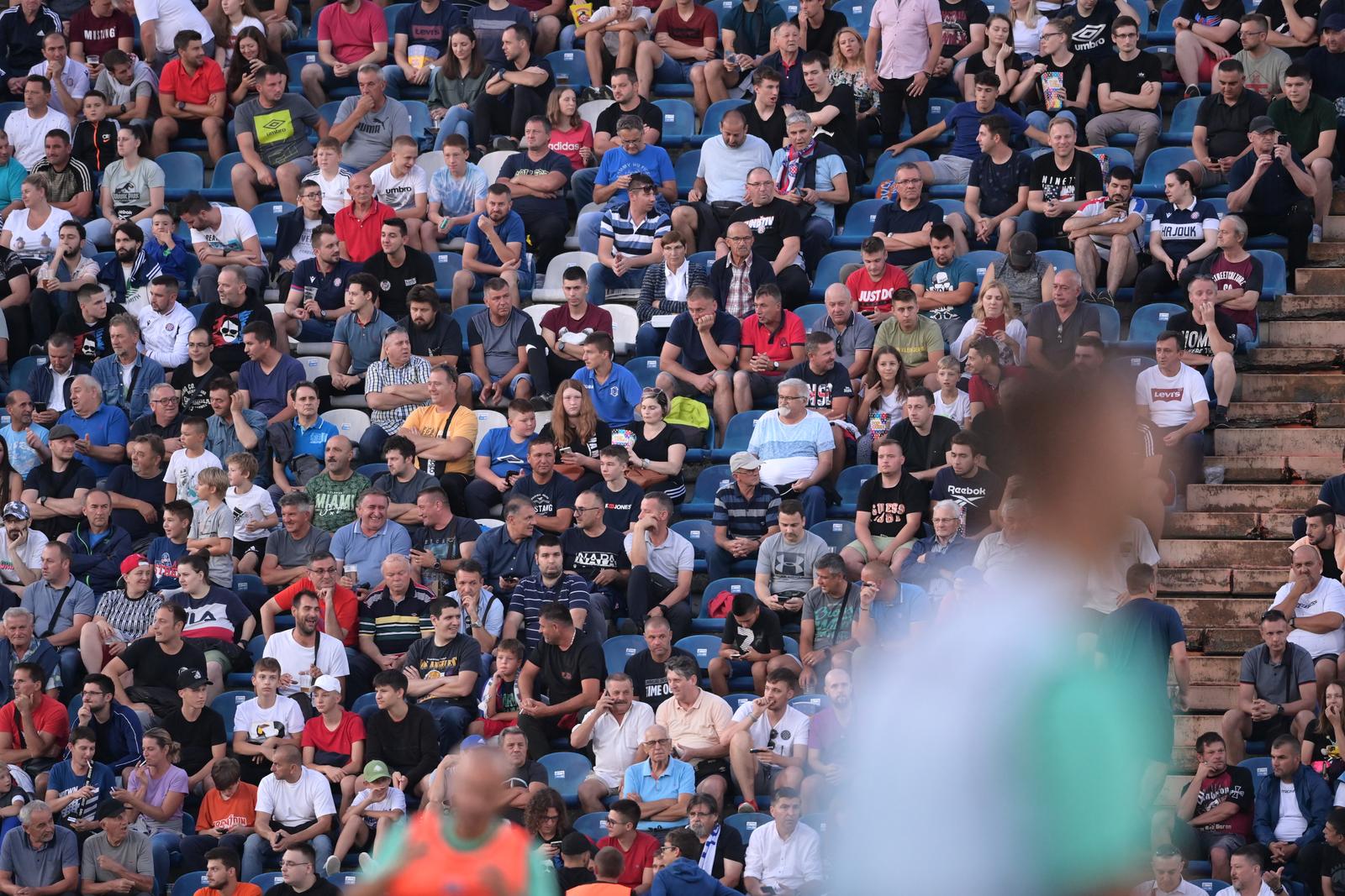 30.07.2022., stadion Varteks, Varazdin - 3. kolo SuperSport Hrvatske nogometne lige, NK Varazdin - HNK Hajduk.  Tribine.  Photo: Igor Soban/PIXSELL