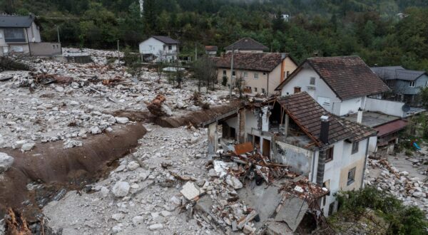 A drone view shows the aftermath of deadly floods and landslides in the village of Donja Jablanica, Bosnia and Herzegovina, October 6, 2024.REUTERS/Marko Djurica Photo: MARKO DJURICA/REUTERS