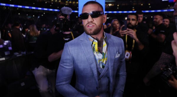 Boxing - Daniel Dubois v Anthony Joshua - IBF World Heavyweight Title - Wembley Stadium, London, Britain - September 21, 2024 Conor McGregor before the fight Action Images via Reuters/Andrew Couldridge Photo: Andrew Couldridge/REUTERS