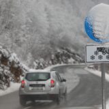 20.01.2023, Rakovica - Na podrucju Like pada sitan snijeg. Na cesti su zimski uvjeti zbog cega je obavezna zimska oprema za sva vozila. Photo: Kristina Stedul Fabac/PIXSELL