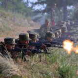 This photo taken on September 11, 2024 and released from North Korea's official Korean Central News Agency (KCNA) via KNS on September 13, 2024 shows soldiers training at a base for the special operation armed forces of the Korean People's Army (KPA) at an undisclosed location in North Korea.,Image: 907165645, License: Rights-managed, Restrictions: South Korea OUT / ---EDITORS NOTE--- RESTRICTED TO EDITORIAL USE - MANDATORY CREDIT 