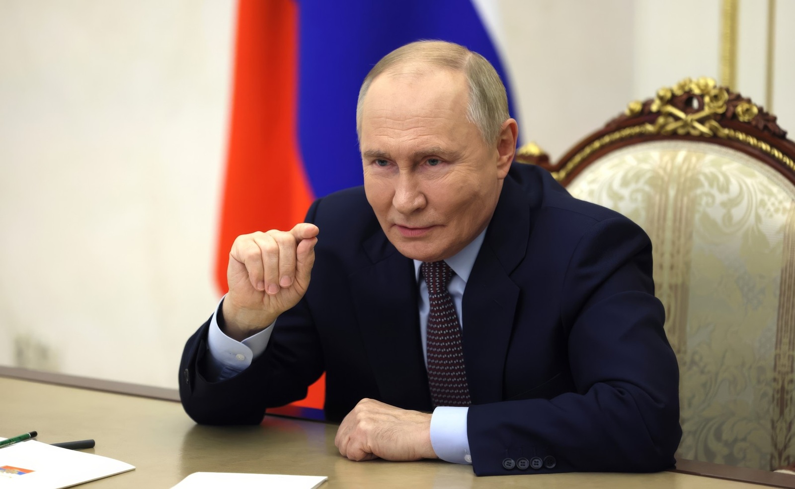 October 3, 2024, Moscow, Moscow Oblast, Russia: Russian President Vladimir Putin, holds a video conference with the finalists of the Class Theme television project and winners of the Teacher of the Year competition from the Kremlin, October 3, 2024 in Moscow, Russia.,Image: 916113837, License: Rights-managed, Restrictions: ***
HANDOUT image or SOCIAL MEDIA IMAGE or FILMSTILL for EDITORIAL USE ONLY! * Please note: Fees charged by Profimedia are for the Profimedia's services only, and do not, nor are they intended to, convey to the user any ownership of Copyright or License in the material. Profimedia does not claim any ownership including but not limited to Copyright or License in the attached material. By publishing this material you (the user) expressly agree to indemnify and to hold Profimedia and its directors, shareholders and employees harmless from any loss, claims, damages, demands, expenses (including legal fees), or any causes of action or allegation against Profimedia arising out of or connected in any way with publication of the material. Profimedia does not claim any copyright or license in the attached materials. Any downloading fees charged by Profimedia are for Profimedia's services only. * Handling Fee Only 
***, Model Release: no, Credit line: Mikhail Metzel/Kremlin Pool / Zuma Press / Profimedia