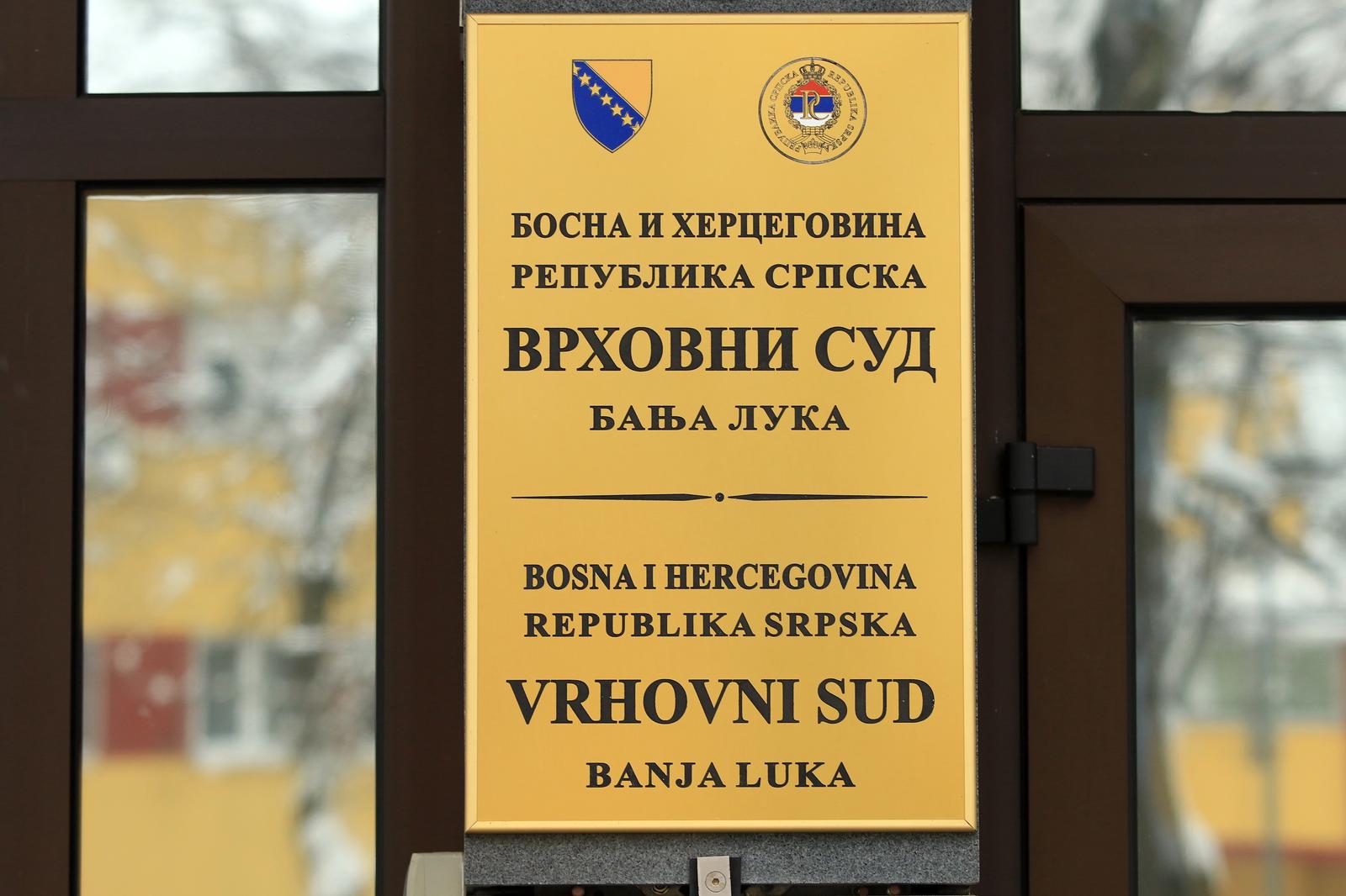 Banja Luka: Zgrada Vrhovnog suda Republike Srpske 26.01.2019., Banja Luka, Bosna i Hercegovina - Zgrada Vrhovnog suda Republike Srpske. Photo: Armin Durgut/PIXSELL