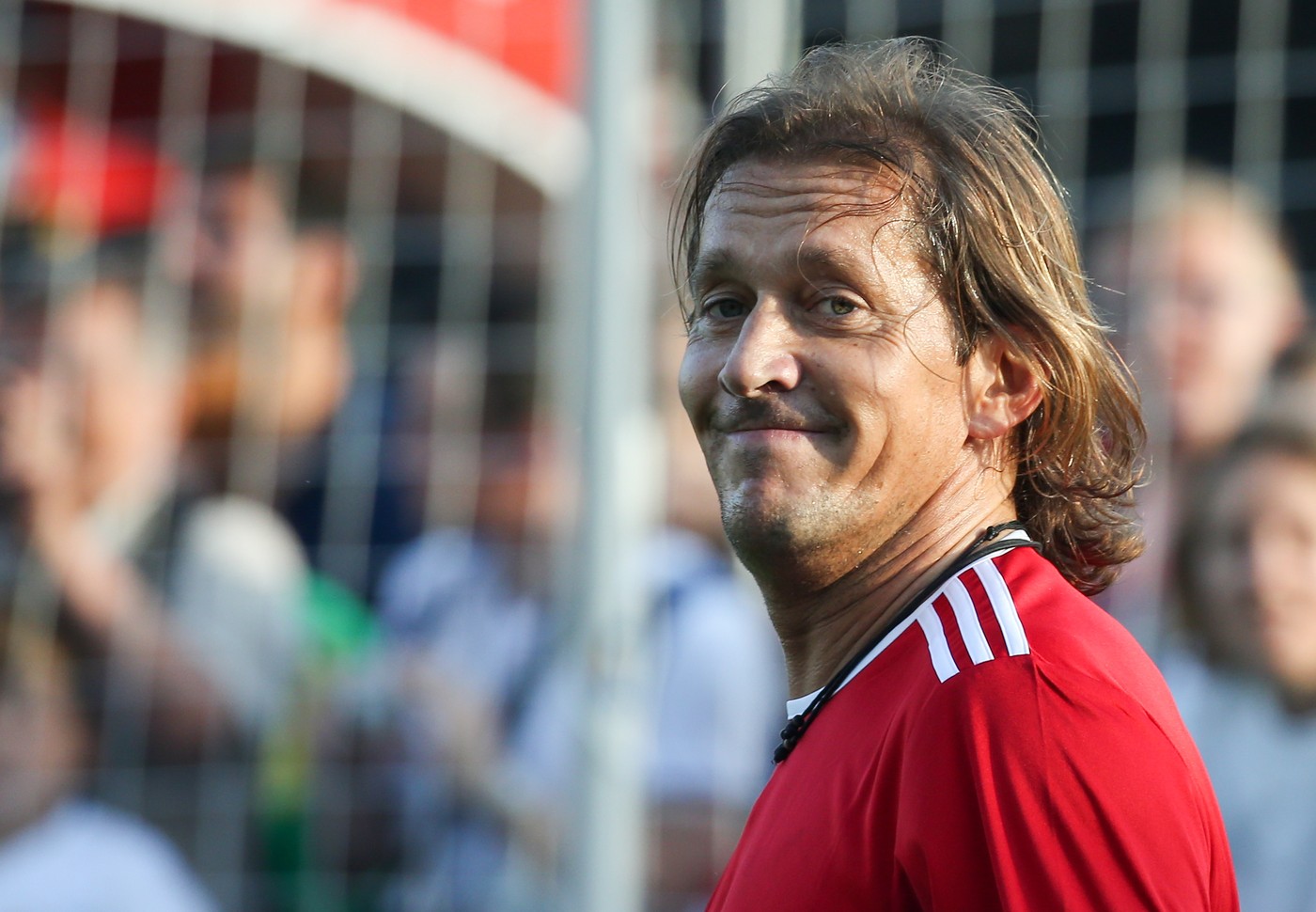 MOSCOW, RUSSIA - JULY 9, 2018: Retired Spanish defender Michel Salgado in a football friendly between Russian and foreign volunteers in the Football Park in Moscow's Red Square. Alexander Ryumin/TASS,Image: 377348420, License: Rights-managed, Restrictions: , Model Release: no, Credit line: Alexander Ryumin / TASS / Profimedia