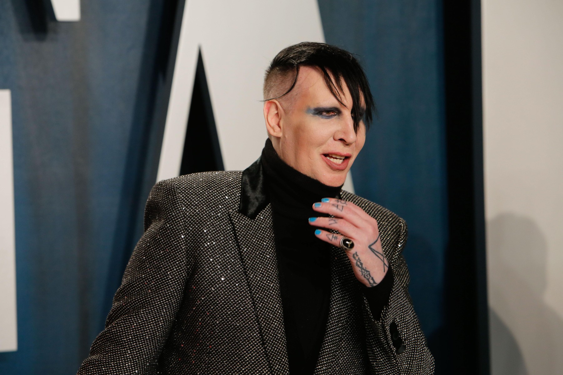 Marilyn Manson attends the 2020 Vanity Fair Oscar Party Celebrating the 92nd Annual Academy Awards hosted by Radhika Jones at Wallis Annenberg Center for the Performing Arts on February 09, 2020 in Beverly Hills, California
Â,Image: 498030658, License: Rights-managed, Restrictions: WORLD RIGHTS, Model Release: no, Credit line: JPI Studios/Avalon.red / Avalon / Profimedia