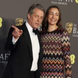 February 18, 2024, London, United Kingdom: Hugh Grant and Anna Elisabet Eberstein attend the British Academy Film Awards 2024 at the Royal Festival Hall in Waterloo, London.,Image: 848894576, License: Rights-managed, Restrictions: , Model Release: no, Credit line: Cat Morley / Zuma Press / Profimedia