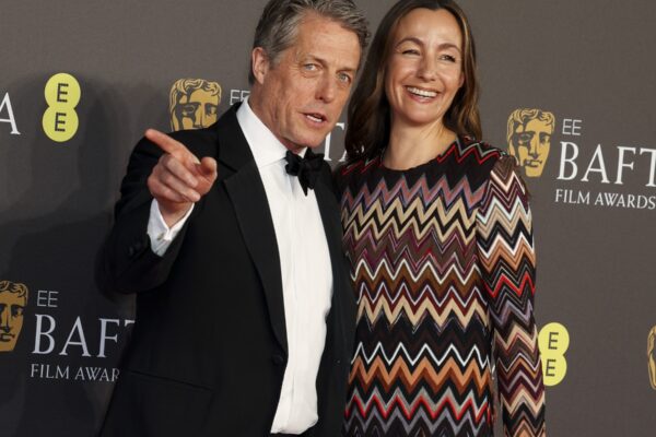 February 18, 2024, London, United Kingdom: Hugh Grant and Anna Elisabet Eberstein attend the British Academy Film Awards 2024 at the Royal Festival Hall in Waterloo, London.,Image: 848894576, License: Rights-managed, Restrictions: , Model Release: no, Credit line: Cat Morley / Zuma Press / Profimedia