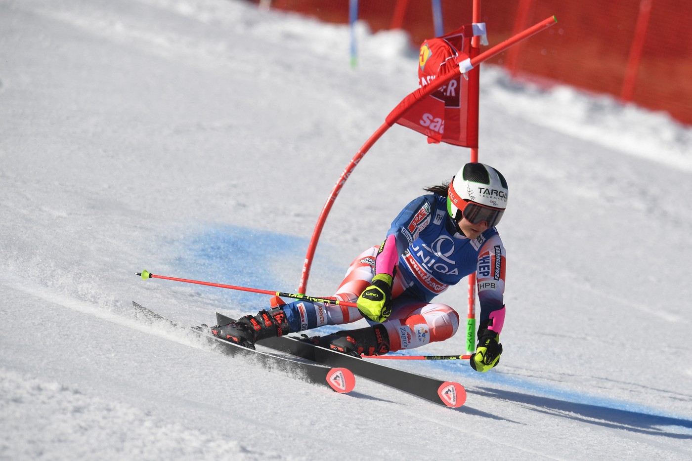 SAALBACH-HINTERGLEMM, AUSTRIA - MARCH 17: Zrinka Ljutic of Croatia competes during the Women´s Gigant Slalom at Audi FIS Alpine Ski World Cup Finals on March 17, 2024 in Saalbach-Hinterglemm, Austria.240317_SEPA_24_012 - 20240317_PD2499,Image: 857521020, License: Rights-managed, Restrictions: AUSTRIA OUT, GERMANY OUT, SWITZERLAND OUT, UK OUT
SOUTH TYROL OUT, Model Release: no, Credit line: Franz Kirchmayr / AFP / Profimedia