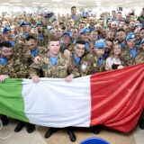 Meloni s talijanskim pripadnicima UNIFIL-a