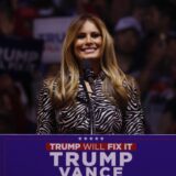 Former First Lady Melania Trump speaks before Republican Nominee and former President of the United States Donald J. Trump at a rally at Madison Square Garden in New York City on Sunday, October 27, 2024. Photo by /UPI,Image: 927220975, License: Rights-managed, Restrictions: , Model Release: no, Credit line: John Angelillo / UPI / Profimedia