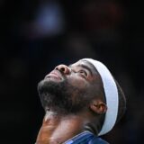 October 29, 2024, Paris, France, France: Frances TIAFOE of United States looks dejected during the second day of the Rolex Paris Masters 1000 tennis tournament at Accor Arena on October 29, 2024 in Paris, France.,Image: 928026822, License: Rights-managed, Restrictions: , Model Release: no, Credit line: Matthieu Mirville / Zuma Press / Profimedia