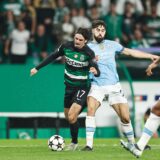 (L-R) Francisco Trincao (SportingCP), Josko Gvardiol (ManC), NOVEMBER 5, 2024 - Football / Soccer : UEFA Champions League League phase match day 4 between Sporting Clube de Portugal 4-1 Manchester City at the Estadio Jose Alvalade in Lisbon, Portugal.,Image: 930978337, License: Rights-managed, Restrictions: No third party sales, Model Release: no, Credit line: Mutsu Kawamori / AFLO / Profimedia