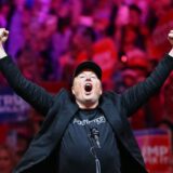 (FILES) Tesla and SpaceX CEO Elon Musk gestures as he steps on stage during a rally for former US President and Republican presidential candidate Donald Trump at Madison Square Garden in New York, October 27, 2024.
 Elon Musk, the world's richest man, is positioned to have sweeping powers in the second Trump administration as a deputy tasked with restructuring government operations using his aggressive approach to business. The next chapter in the life of the South African-born tycoon comes after he delivered unprecedented support for Trump's campaign, coming out a huge winner in his first deep dive into politics.,Image: 931305383, License: Rights-managed, Restrictions: TO GO WITH AFP STORY BY ALEX PIGMAN: "As Musk's big Trump bet pays off, US government faces 'hardcore' reform", Model Release: no, Credit line: ANGELA WEISS / AFP / Profimedia