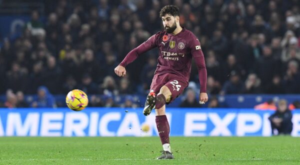 Josko Gvardiol of Manchester City during the English championship Premier League football match between Brighton and Hove Albion and Manchester City on 9 November 2024 at the American Express Stadium in Brighton and Hove, England - Photo Jeff Mood / ProSportsImages / DPPI,Image: 932586726, License: Rights-managed, Restrictions: Hungary Out UK Out, Model Release: no, Credit line: Jeff Mood / AFP / Profimedia