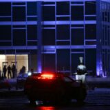 Police guard the crime scene where a man died after an explosion in front of Brazil's Supreme Federal Court in Brasilia, Brazil, on November 13, 2024. One person was found dead near Brazil's Supreme Court in Brasilia after two explosions prompted the evacuation of the building, officials said late Wednesday.,Image: 934144812, License: Rights-managed, Restrictions: , Model Release: no, Credit line: EVARISTO SA / AFP / Profimedia