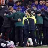 11/16/2024 - AMSTERDAM - Medical emergency on Hungary's bench during the UEFA Nations League match between the Netherlands and Hungary at the Johan Cruyff ArenA on Nov. 16, 2024 in Amsterdam, Netherlands. ANP MAURICE VAN STEEN /ANP/Sipa USA,Image: 935247857, License: Rights-managed, Restrictions: *** World Rights Except Belgium, France, Germany, The Netherlands, and the UK ***  BELOUT DEUOUT FRAOUT GBROUT NLDOUT, Model Release: no, Credit line: ANP / ddp USA / Profimedia