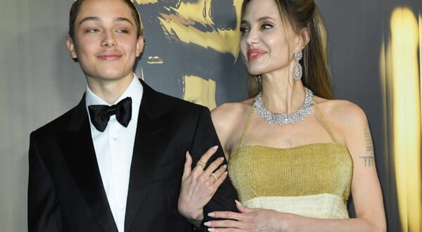 US actress Angelina Jolie and her son Knox Jolie-Pitt arrive for the Academy of Motion Picture Arts and Sciences' 15th Annual Governors Awards at the Ray Dolby Ballroom in Los Angeles on November 17, 2024.,Image: 935755876, License: Rights-managed, Restrictions: , Model Release: no, Credit line: VALERIE MACON / AFP / Profimedia