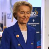 Rio de Janeiro, Brasilien, 18.11.2024: Museu de Arte Moderna do Rio de Janeiro: G20-Gipfel: Ursula von der Leyen, EU-Kommissionspräsidentin *** Rio de Janeiro, Brazil, 18 11 2024 Museu de Arte Moderna do Rio de Janeiro G20 Summit Ursula von der Leyen, EU Commission President Copyright: xdtsxNachrichtenagenturx dts_51959,Image: 936105812, License: Rights-managed, Restrictions: imago is entitled to issue a simple usage license at the time of provision. Personality and trademark rights as well as copyright laws regarding art-works shown must be observed. Commercial use at your own risk., Model Release: no, Credit line: dts Nachrichtenagentur / imago stock&people / Profimedia