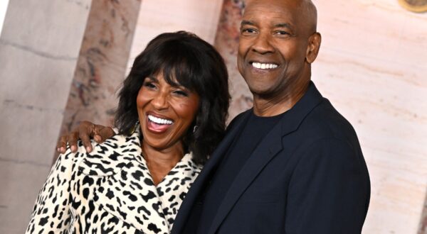 US actor Denzel Washington (R) and wife US actress Pauletta Washington attend the Los Angeles premiere of 