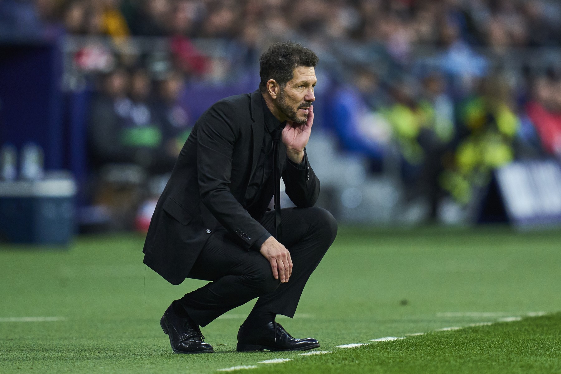 Atletico de Madrid head coach Diego Pablo Simeone during the La Liga EA Sports match between Atletico de Madrid and Deportivo Alaves played at Riyadh Air Metropolitano Stadium on November 23, 2024 in Madrid, Spain.,Image: 937958385, License: Rights-managed, Restrictions: World Rights Except Japan, Spain, France and The Netherlands * ESPOUT FRAOUT JPNOUT NLDOUT, Model Release: no, Credit line: pressinphoto / ddp USA / Profimedia