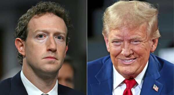 (COMBO) This combination of pictures created on November 27, 2024 shows Mark Zuckerberg (L), CEO of Meta, on January 31, 2024, and former US President and Republican presidential candidate Donald Trump on September 17, 2024.
 Mark Zuckerberg joined Donald Trump for dinner at his Mar-a-Lago estate November 27, with an advisor to the president-elect saying the tech billionaire "wants to support the national renewal of America."
The 40-year-old chief executive of Meta -- which owns Facebook, Instagram and Whatsapp -- has been carefully trying to mend ties with Trump.,Image: 940277409, License: Rights-managed, Restrictions: , Model Release: no, Credit line: JEFF KOWALSKY / AFP / Profimedia