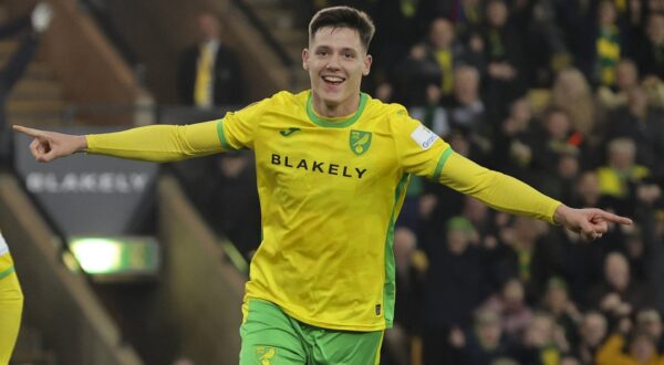 Norwich City v Luton Town Sky Bet Championship Ante Crnac of Norwich celebrates scoring his sides 2nd goal during the Sky Bet Championship match at Carrow Road, Norwich UK Newspapers OUT Copyright: xPaulxChestertonx FIL-21014-0020,Image: 941256814, License: Rights-managed, Restrictions: , Model Release: no, Credit line: Paul Chesterton / imago sportfotodienst / Profimedia