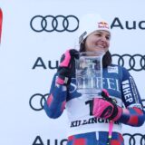 KILLINGTON, VERMONT - NOVEMBER 30: Zrinka Ljutic of Croati reacts after taking second in the Women's Giant Slalom during the STIFEL Killington FIS World Cup race at Killington Resort on November 30, 2024 in Killington, Vermont.   Sarah Stier,Image: 941303094, License: Rights-managed, Restrictions: , Model Release: no, Credit line: Sarah Stier / Getty images / Profimedia