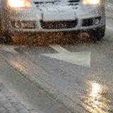 24.01.2014. Centar grada, Varazdin - Prvi snijeg ove godine zadao je mnoge probleme gradjanima. "nPhoto: Marko Jurinec/PIXSELL