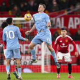 Old Trafford MANCHESTER, ENGLAND - DECEMBER 07: Chris Wood of Nottingham Forest C controls the ball during the Premier League 2024/25 Matchweek 15 match between Manchester United, ManU FC and Nottingham Forest FC at Old Trafford on December 07, 2024 in Manchester, England. Richard Callis / SPP PUBLICATIONxNOTxINxBRAxMEX Copyright: xRichardxCallisx/xSPPx spp-en-RiCa-RC4_RIC_M.United_Nottingham_07Dec2024_EN222