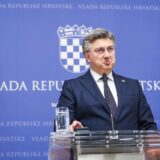 04.12.2024., Zagreb - Predjednik Vlade RH Andrej Plenkovic dao je izjavu medijima nakon sastanka parlamentarne vecine. Photo: Slavko Midzor/PIXSELL