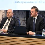 19.12.24., Zagreb - U NSK potpredsjednik Vlade i ministar financija Marko Primorac, te ministar gospodarstva Ante Susnjar odrzali su prezentaciju "Unaprjedjenje upravljanja pravnim osobama u vlasnistvu Republike Hrvatske. Photo: Davorin Visnjic/PIXSELL