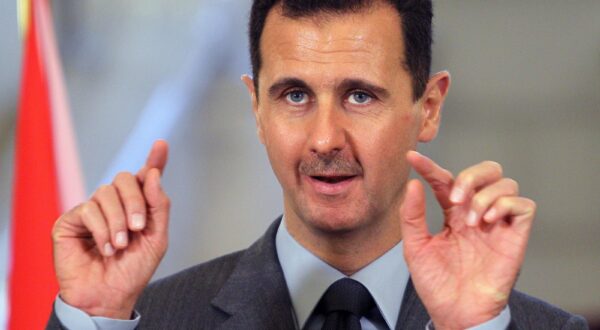 epa11764044 (FILE) - Syrian President Bashar al-Assad gestures while addressing the media during a press conference that concluded his meeting with President Traian Basescu (unseen) in Bucharest, Romania, 10 November 2010 (reissued 08 December 2024). Syrian rebels entered Damascus on 08 December 2024 and announced in a televised statement the 'Liberation of the city of Damascus and the overthrow of Bashar al-Assad', as well as the release of all the prisoners. The rebels also urged the Syrian armed forces to leave Syrian public institutions, which will stay under the control of the outgoing Syrian prime minister until the official handover ceremony.  EPA/Robert Ghement *** Local Caption *** 02439681