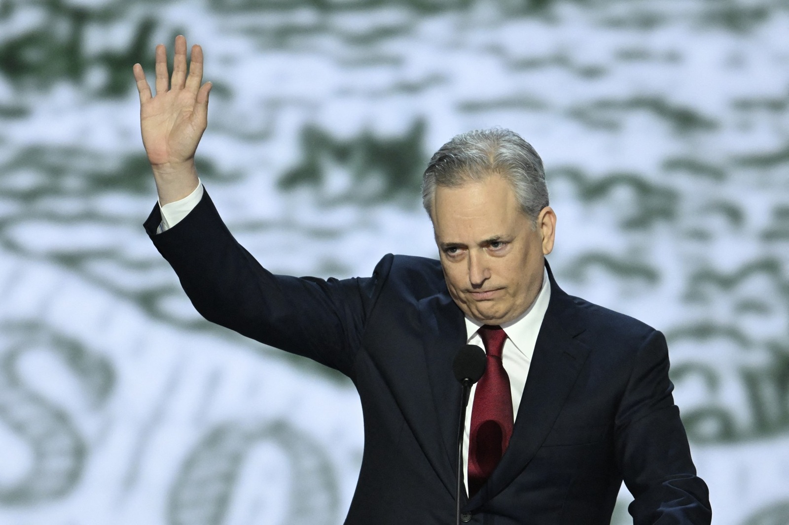 (FILES) David Sacks, CEO of Yammer, speaks during the first day of the 2024 Republican National Convention at the Fiserv Forum in Milwaukee, Wisconsin, July 15, 2024. US President-elect Donald Trump announced in a statement on December 5, 2024 that David Sacks will be the “White House A.I. & Crypto Czar.”,Image: 943463392, License: Rights-managed, Restrictions: , Model Release: no, Credit line: ANDREW CABALLERO-REYNOLDS / AFP / Profimedia