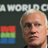 France's coach Didier Deschamps answers journalists' questions after the draw for the 2026 Fifa World Cup European qualifiers at the FIFA headquarters in Zurich, on December 13, 2024.,Image: 946261120, License: Rights-managed, Restrictions: , Model Release: no, Credit line: Fabrice COFFRINI / AFP / Profimedia