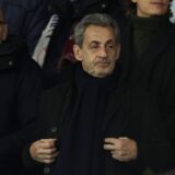 Former French President Nicolas Sarkozy (C) looks on from the stands ahead of the French L1 football match between Paris Saint-Germain and Olympique Lyonnais at the Parc des Princes stadium in Paris on December 15, 2024.,Image: 947100167, License: Rights-managed, Restrictions: , Model Release: no, Credit line: FRANCK FIFE / AFP / Profimedia