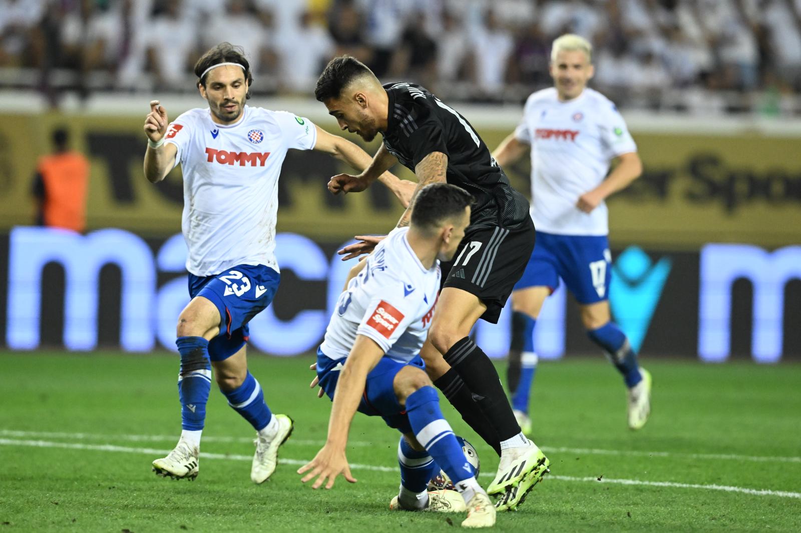 01.10.2023., Split, stadion Poljud - SuperSport HNL, 10. kolo, HNK Hajduk - GNK Dinamo. Sandro Kulenovic Photo: Marko lukunic/PIXSELL