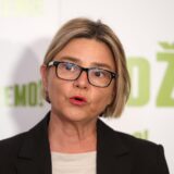 01.10.2024., Zagreb - Konferencija za medije povodom Medjunarodnog dana starijih osoba. Na konferenciji su o temi prava starijih osoba govorili koordinatorica stranke Mozemo! Sandra Bencic, te saborske zastupnice Rada Boric i Jelena Milos, kao i saborski zastupnik Marin Zivkovic. Photo: Goran Stanzl/PIXSELL