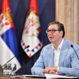 01, December, 2024, Belgrade - The President of the Republic of Serbia, Aleksandar Vucic, addressed the citizens at the Palace of Serbia. Aleksandar Vucic. Photo: L. L./ATAImages

01, decembar, 2024, Beograd - Predsednik Republike Srbije Aleksandar Vucic obratio se gradjanima u Palati Srbija. Photo: L. L./ATAImages Photo: L. L./ATAImages/PIXSELL