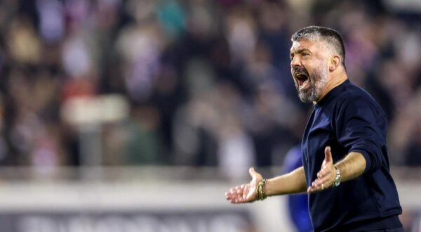 01.12.2024., Stadion Poljud, Split - 15. kolo SuperSport HNLa: HNK Hajduk - GNK Dinamo. Trener Hajduka Gennaro Gattuso. Photo: Matija Habljak/PIXSELL