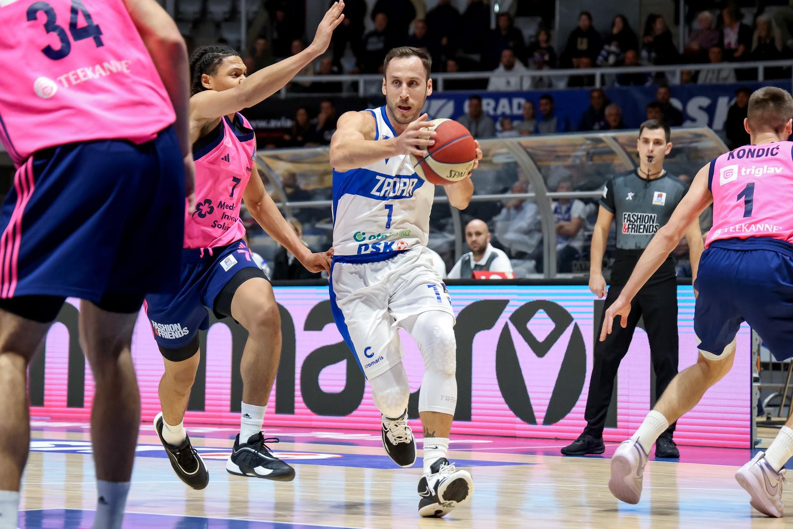 02.12.2024., Zadar - AdmiralBet ABA liga, 10. kolo, KK Zadar - KK Mega Basket Photo: Sime Zelic/PIXSELL