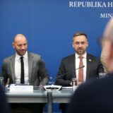 03.12.2024., Zagreb - Treci sastanak pregovarackih odbora Vlade RH i predstavnika sindikata u Ministarstvu rada, mirovinskoga sustava, obitelji i socijalne politike o sklapanju dodataka Temeljnom kolektivnom ugovoru za zaposlenike u javnim sluzbama i sklapanju dodataka Kolekivnom ugovoru za drzavne sluzbenike i namjestenike. ministar pravosudja, uprave i digitalne transformacije Damir Habijan, ministar rada, mirovinskoga sustava, obitelji i socijalne politike Marin Piletic Photo: Zeljko Hladika/PIXSELL