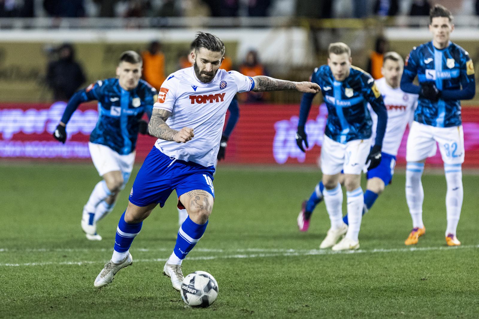 05.02.2022., stadion Poljud, Split - SuperSport HNL, 20. kolo, HNK Hajduk - HNK Rijeka. Marko Livaja Photo: Milan Sabic/PIXSELL