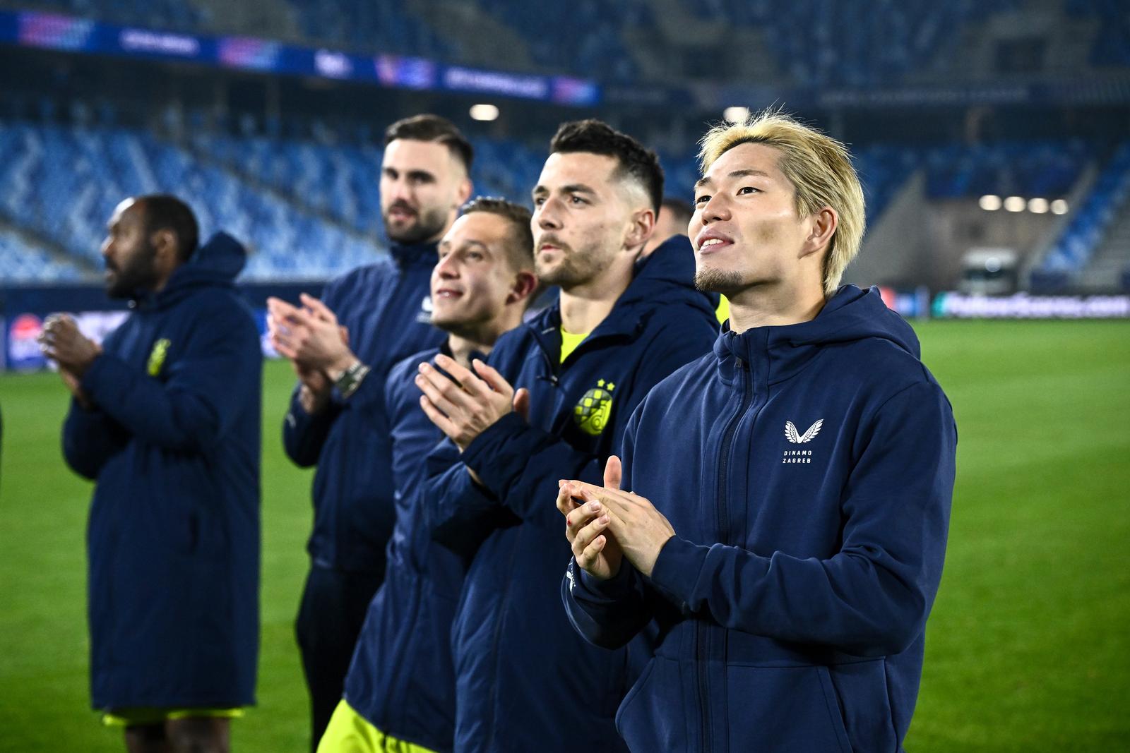 05.11.2024., stadion Tehelne pole, Bratislava, Slovacka - UEFA Liga prvaka, grupna faza, 4. kolo, SK Slovan Bratislava - GNK Dinamo. Takuya Ogiwara Photo: Marko Lukunic/PIXSELL