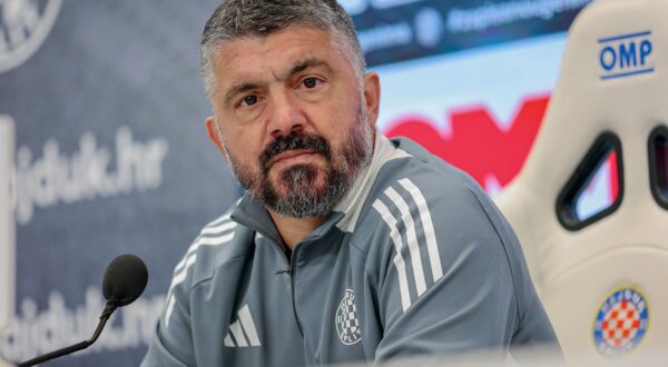 06.12.2024., Split - Trener Hajduka Gennaro Gattuso na konferenciji za medije u novinarskom salonu na stadionu Poljud uoci uoci utakmice 16. kola izmedju Gorice u Hajduka. Photo: Ivana Ivanovic/PIXSELL