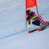 07.02.2022., Peking, Kina - Zimske olimpijske igre 2022. Veleslalom, prva voznja. Zrinka Ljutic. Photo: Jaki Franja/PIXSELL