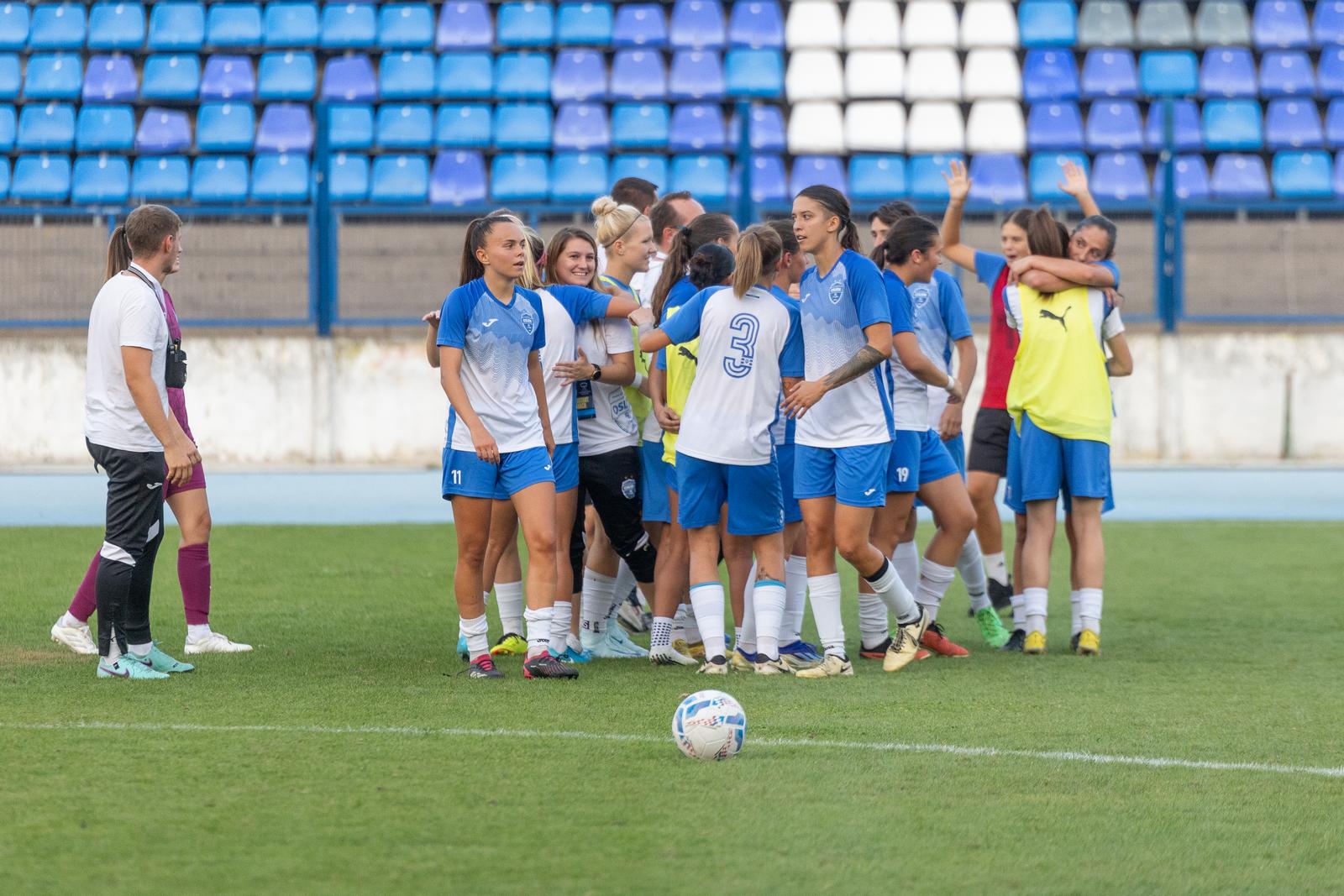 07.09.2024., Osijek - Kvalifikacije za Ligu prvakinja: Osijek - Peamount United Photo: Borna Jaksic/PIXSELL