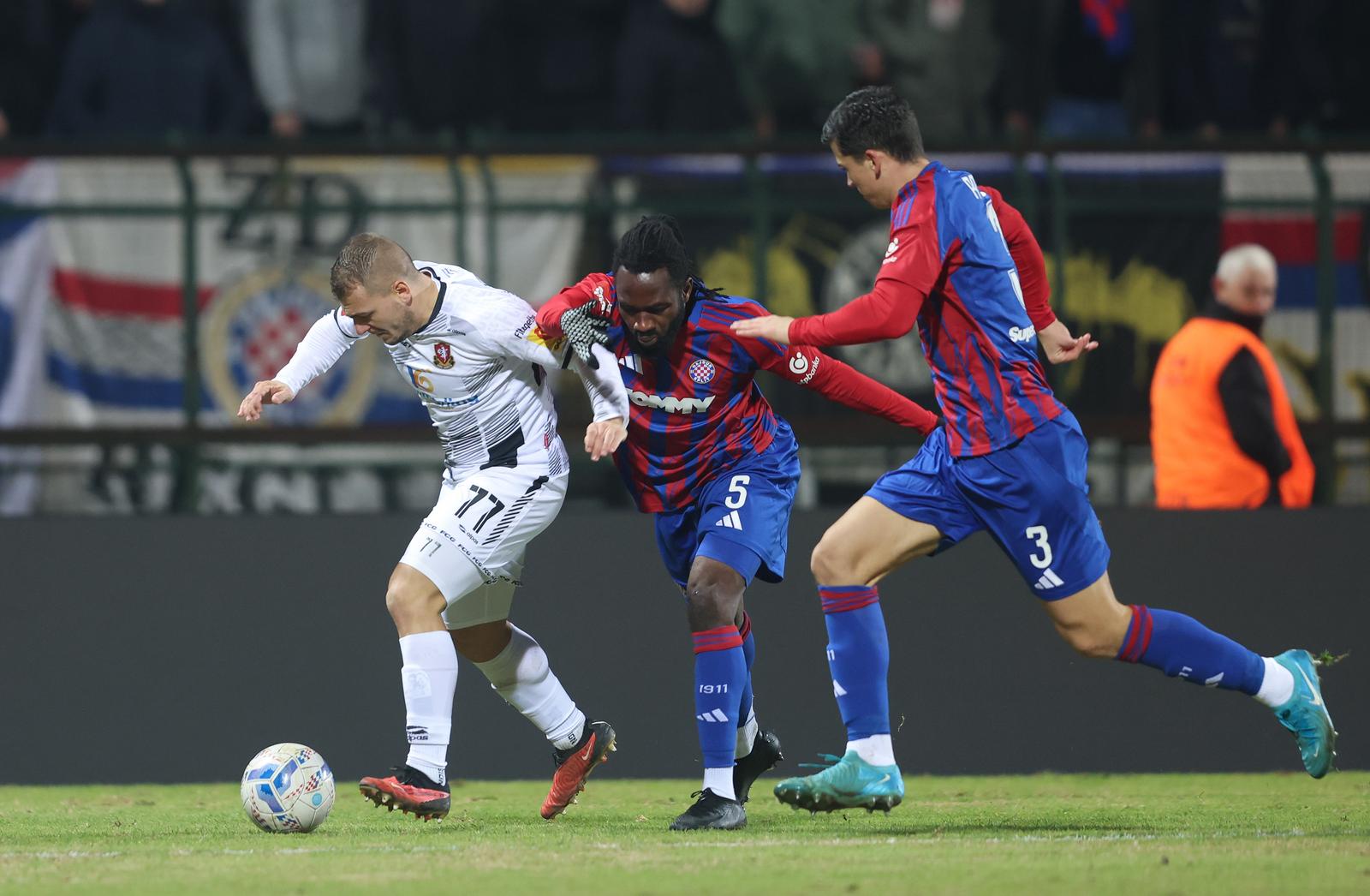 07.12.2024., Gradski stadion, Velika Gorica - SuperSport HNL, 16. kolo, HNK Gorica - HNK Hajduk. Photo: Sanjin Strukic/PIXSELL